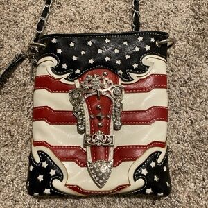 Stylish Black and Red Women's Bag